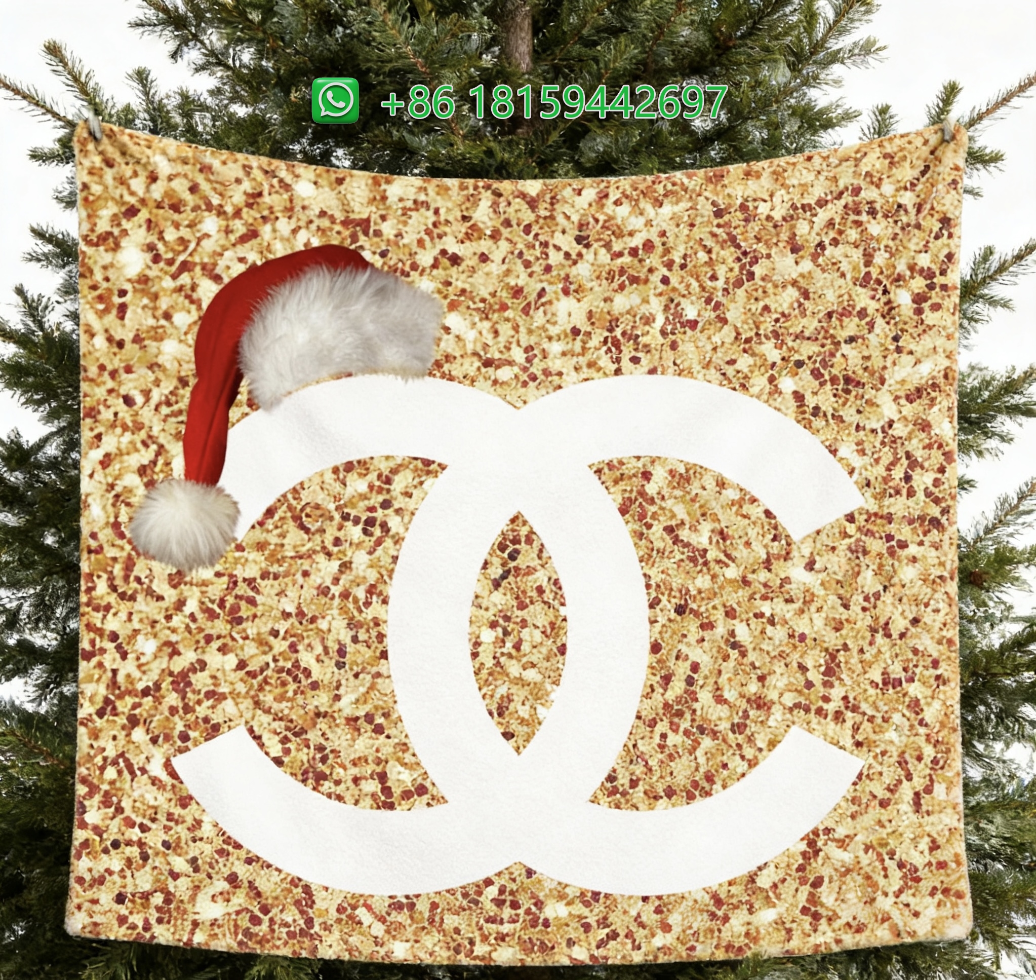 Chanel Throw Blankets